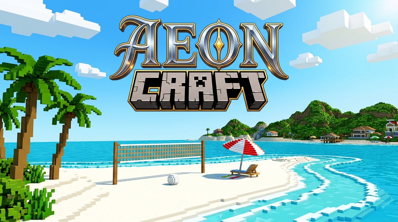 Aeoncraft — beach volleyball on the SMP